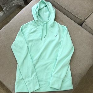 mint green hoodie nike
